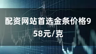 配资网站首选金条价格958元/克